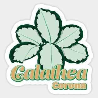 Calathea Corona Sticker